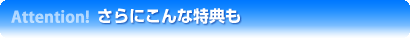 さらにこんな特典も
